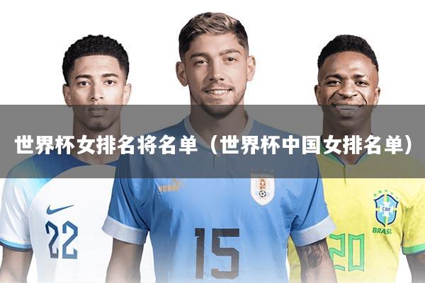 世界杯女排名将名单（世界杯中国女排名单）
